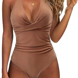 SUUKSESS Women Sexy Tummy Control One Piece Swimsuits